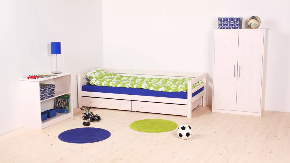 Kinderzimmer FLEXA BASIC Hit Einzelbett