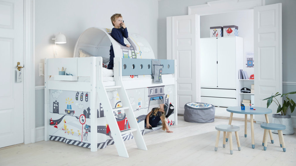 Kinderzimmer Flexa White Spielbett