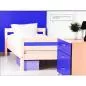 Preview: Flexa Basic Thuka Trendy Einzelbett 90x200 cm, natur/blau