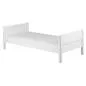 Preview: Flexa White Einzelbett 90x200 Pfosten in weiß Preview: Flexa White Einzelbett 90x200 Pfosten in weiß