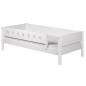 Preview: Flexa White Einzelbett 90x200 cm vordere Sicherung weiß Preview: Flexa White Einzelbett 90x200 cm vordere Sicherung weiß