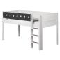 Preview: Flexa White Spielbett 90x190 gerade Leiter in weiß/grau Preview: Flexa White Spielbett 90x190 gerade Leiter in weiß/grau
