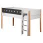 Preview: Flexa White Spielbett 90x190 gerade Leiter in birke/grau Preview: Flexa White Spielbett 90x190 gerade Leiter in birke/grau