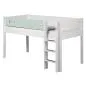Preview: Flexa White Spielbett 90x190 gerade L. weiß/weiß/mintgrün Preview: Flexa White Spielbett 90x190 gerade L. weiß/weiß/mintgrün