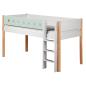 Preview: Flexa White Spielbett 90x190 gerade L. weiß/birke/mintgrün Preview: Flexa White Spielbett 90x190 gerade L. weiß/birke/mintgrün