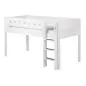 Preview: Flexa White Spielbett 90x200 gerade Leiter in weiß Preview: Flexa White Spielbett 90x200 gerade Leiter in weiß