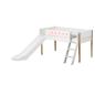 Preview: Flexa White Rutschbett 90x190 Schrägleiter weiß/birke/rosa Preview: Flexa White Rutschbett 90x190 Schrägleiter weiß/birke/rosa