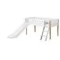 Preview: Flexa White Rutschbett 90x200 Schrägleiter in birke/weiß Preview: Flexa White Rutschbett 90x200 Schrägleiter in birke/weiß
