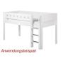 Preview: Flexa White Pfosten+ger. Leiter f. Spielbett in weiß Preview: Flexa White Pfosten+ger. Leiter f. Spielbett in weiß