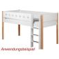 Preview: Flexa White Pfosten+ger. Leiter f. Spielbett in birke Preview: Flexa White Pfosten+ger. Leiter f. Spielbett in birke