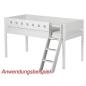 Preview: Flexa White Pfosten+schr. Leiter f. Spielbett in weiß Preview: Flexa White Pfosten+schr. Leiter f. Spielbett in weiß