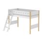 Preview: Flexa White Pfosten+schr. Leiter f. Mittelhochbett in birke Preview: Flexa White Pfosten+schr. Leiter f. Mittelhochbett in birke