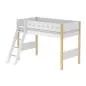 Preview: Flexa White Pfosten+schr. Leiter f. Mittelhochbett in birke Preview: Flexa White Pfosten+schr. Leiter f. Mittelhochbett in birke