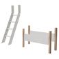 Preview: Flexa White Pfosten+schr. Leiter f. Mittelhochbett in birke Preview: Flexa White Pfosten+schr. Leiter f. Mittelhochbett in birke