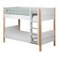 Preview: Flexa White Etagenbett 90x190 gerade L. weiß/birke/mintgrün Preview: Flexa White Etagenbett 90x190 gerade L. weiß/birke/mintgrün