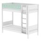 Preview: Flexa White extra hohes Etagenbett 90x200 weiß/weiß/mintgrün Preview: Flexa White extra hohes Etagenbett 90x200 weiß/weiß/mintgrün