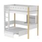 Preview: Flexa White Hochbett CASA 90x200 gerade L. weiß/birke/weiß Preview: Flexa White Hochbett CASA 90x200 gerade L. weiß/birke/weiß