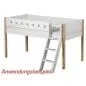 Preview: Flexa White vordere 3/4-Sicherung 190er aus MDF in weiß Preview: Flexa White vordere 3/4-Sicherung 190er aus MDF in weiß