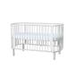 Preview: Flexa Babybett Buche 70x140 cm weiß Preview: Flexa Babybett Buche 70x140 cm weiß
