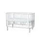 Preview: Flexa Babybett Buche 70x140 cm weiß Preview: Flexa Babybett Buche 70x140 cm weiß