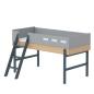 Preview: Flexa Popsicle Halbhohes Bett mit Schrägleiter in 90x200 Blueberry Preview: Flexa Popsicle Halbhohes Bett mit Schrägleiter in 90x200 Blueberry