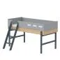 Preview: Flexa Popsicle Halbhohes Bett mit Schrägleiter in 90x200 Blueberry Preview: Flexa Popsicle Halbhohes Bett mit Schrägleiter in 90x200 Blueberry