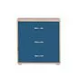 Preview: Classic Kommode 3 Schübe Kiefer/Nordic Blue Preview: Classic Kommode 3 Schübe Kiefer/Nordic Blue