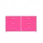Preview: Flexa Classic Kommode mit 6 Schubladen in weiß/rosa/rosa