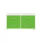 Preview: Flexa Classic Kommode mit 4 Schubladen in weiß/grün/grün