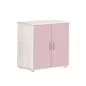Preview: Classic Kommode 2 Türen Kieferweiß/Rosa Preview: Classic Kommode 2 Türen Kieferweiß/Rosa