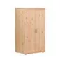 Preview: Kleiderschrank 2 Türen Kiefer/Rosa Preview: Kleiderschrank 2 Türen Kiefer/Rosa