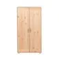 Preview: Kleiderschrank 2 Türen Kiefer/Rosa Preview: Kleiderschrank 2 Türen Kiefer/Rosa