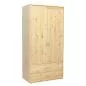 Preview: Kleiderschrank 2 Schübe 2 T. Kiefer/Rosa Preview: Kleiderschrank 2 Schübe 2 T. Kiefer/Rosa