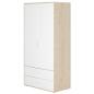 Preview: Flexa Näst Kleiderschrank 2 Türen 2 Schübe Natur/Weiß Preview: Flexa Näst Kleiderschrank 2 Türen 2 Schübe Natur/Weiß