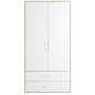 Preview: Flexa Näst Kleiderschrank 2 Türen 2 Schübe Natur/Weiß Preview: Flexa Näst Kleiderschrank 2 Türen 2 Schübe Natur/Weiß