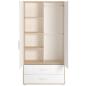 Preview: Flexa Näst Kleiderschrank 2 Türen 2 Schübe Natur/Weiß Preview: Flexa Näst Kleiderschrank 2 Türen 2 Schübe Natur/Weiß