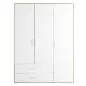 Preview: Flexa Näst Kleiderschrank 3 Türen 2 Schübe Natur/Weiß Preview: Flexa Näst Kleiderschrank 3 Türen 2 Schübe Natur/Weiß
