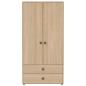 Preview: Flexa Popsicle hoher Kleiderschrank 2 Türen, 2 Schubladen, incl. Füsse - Kiwi Preview: Flexa Popsicle hoher Kleiderschrank 2 Türen, 2 Schubladen, incl. Füsse - Kiwi