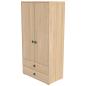 Preview: Flexa Popsicle hoher Kleiderschrank 2 Türen, 2 Schubladen, incl. Füsse - Blueberry Preview: Flexa Popsicle hoher Kleiderschrank 2 Türen, 2 Schubladen, incl. Füsse - Blueberry