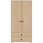 Preview: Flexa Popsicle hoher Kleiderschrank 2 Türen, 2 Schubladen, incl. Füsse - Blueberry Preview: Flexa Popsicle hoher Kleiderschrank 2 Türen, 2 Schubladen, incl. Füsse - Blueberry