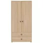 Preview: Flexa Popsicle hoher Kleiderschrank 2 Türen, 2 Schubladen, incl. Füsse - Cherry Preview: Flexa Popsicle hoher Kleiderschrank 2 Türen, 2 Schubladen, incl. Füsse - Cherry