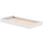 Preview: White Ausziehbett 90x190 mit Aufsteller weiß/weiß Preview: White Ausziehbett 90x190 mit Aufsteller weiß/weiß
