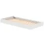 Preview: White Ausziehbett 90x190 mit Aufsteller weiß/weiß Preview: White Ausziehbett 90x190 mit Aufsteller weiß/weiß
