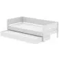 Preview: White Ausziehbett 90x190 mit 2 Schübe weiß/weiß Preview: White Ausziehbett 90x190 mit 2 Schübe weiß/weiß
