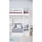Preview: Flexa Hochbett CASA 90x200 ger. Leiter grau Preview: Flexa Hochbett CASA 90x200 ger. Leiter grau