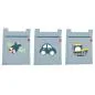Preview: Flexa Classic Betttaschen 3er Set Motiv Transportation Preview: Flexa Classic Betttaschen 3er Set Motiv Transportation
