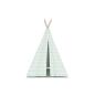 Preview: Tipi Zelt mit Steppmatte Türkis Preview: Tipi Zelt mit Steppmatte Türkis