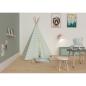 Preview: Tipi Zelt mit Steppmatte Türkis Preview: Tipi Zelt mit Steppmatte Türkis