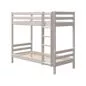 Preview: Hohes Etagenbett 90x200 gerade Leiter grau Preview: Hohes Etagenbett 90x200 gerade Leiter grau