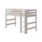 Preview: Mittelhochbett 90x200 gerade Leiter grau Preview: Mittelhochbett 90x200 gerade Leiter grau